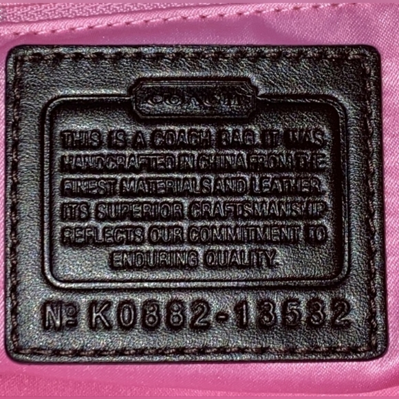 🏖️ Coach Penelope Op Art Brown & Cream Leather & Coated Canvas - Picture 13 of 13